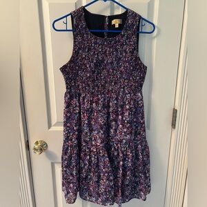 Princess Vera Wang Blue and Pink Sundress Sleeveless Casual